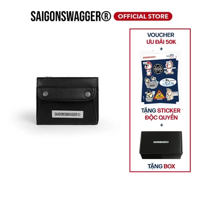 Ví Da Cao Cấp SAIGONSWAGGER® SGS LUNE BUTTON FLAP WALLET