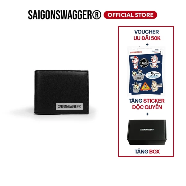 Ví Da Nam Cao Cấp SAIGONSWAGGER® SGS LUNE BI-FOLD WALLET Bóp Da