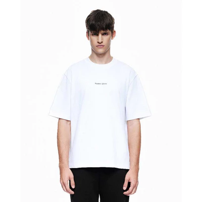 Eleven - Áo Thun Unisex Nam Nữ In Number Eleven Ngang | Màu Trắng