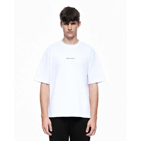 Eleven - Áo Thun Unisex Nam Nữ In Number Eleven Ngang | Màu Trắng