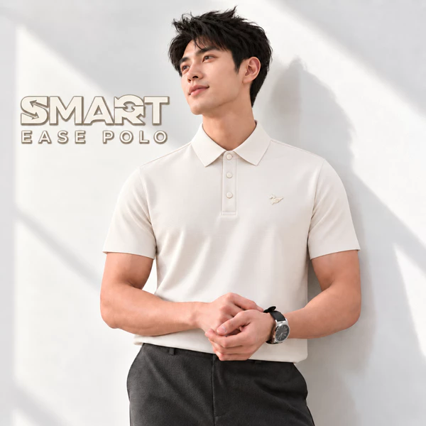 Áo polo dán SMART EASE POLO TORANO ngắn tay form chuẩn, thoáng khí, chống UV HSTP391