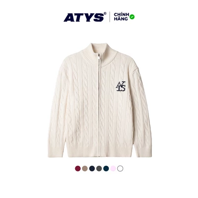 Áo ATYS® HIGH-NECK CABLE ZIP JACKET