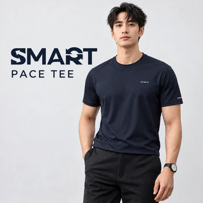 Áo thun nam TORANO SMART PACE TEE trơn in phản quang, co giãn thoải mái, thấm hút mồ hôi siêu thoáng khí HSTS902
