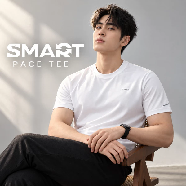 Áo Thun Nam TORANO SMART PACE TEE Trơn In Phản Quang, Co Giãn Thoải Mái, Thấm Hút Mồ Hôi, Siêu Thoáng Khí HSTS902