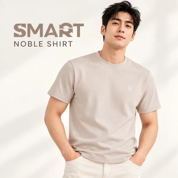 Áo T shirt SMART NOBLE SHIRT TORANO Họa Tiết Chất Liệu Thoáng Khí Mềm Mại Thoải Mái HSTS804