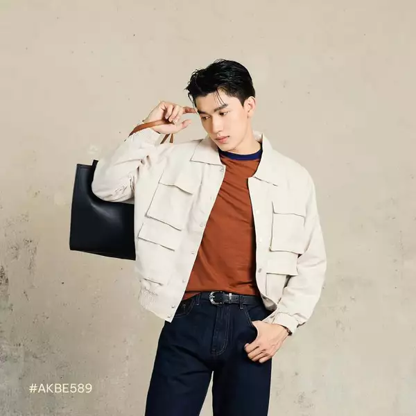 Áo khoác nam Ben & Tod RB1115 BE589 Linen phối túi form Regular
