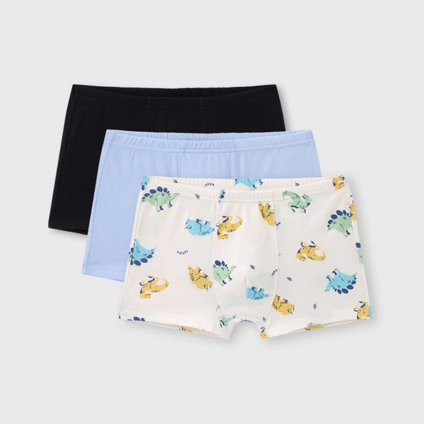 Combo 3 quần sịp đùi bé trai hình in đáng yêu thoáng khí CANIFA 2US26A003