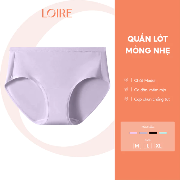 Quần Lót Nữ Chất Modal Mỏng Nhẹ Mềm Mát Thoáng Khí Loirechic QL250523