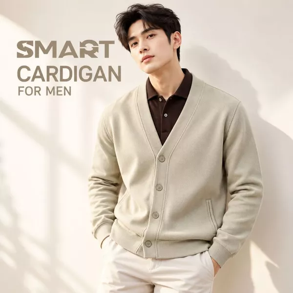 Áo Cardigan Nam TORANO Nỉ Basic Form Regular Fit Mềm Ấm Thanh Lịch FWCS006