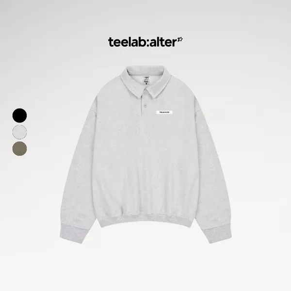 Áo Nỉ Bông Teelab Alter Relaxed Fit Fleece Essentials FW26 Polo Sweatshirt HD144