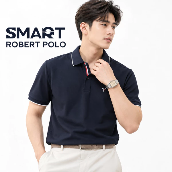 Áó Polo nam SMART PIQUE POLO TORANO thoáng khí thoải mái vải cotton trơn Nam Tính, Sang Trọng, Thanh Lịch