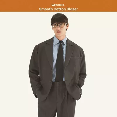 ÁO BLAZER COTTON THIẾT KẾ TỐI GIẢN, TINH GỌN - 𝐁𝐋𝐀𝐙𝐄𝐑