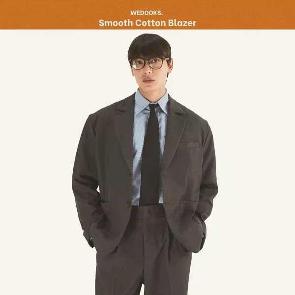 ÁO BLAZER COTTON THIẾT KẾ TỐI GIẢN, TINH GỌN - 𝐁𝐋𝐀𝐙𝐄𝐑