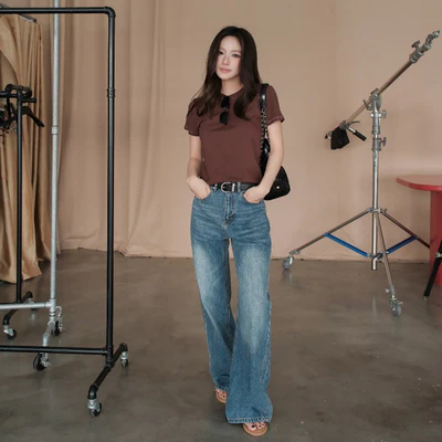 KIDO - Quần jean ống suông DAVIE JEANS