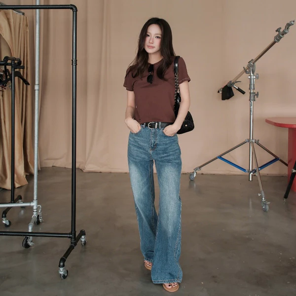 KIDO - Quần jean ống suông DAVIE JEANS