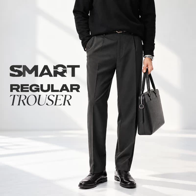 Quần âu REGULAR TROUSER TORANO regularfit trơn phom regular fit vừa vặn, tôn dáng GABT004