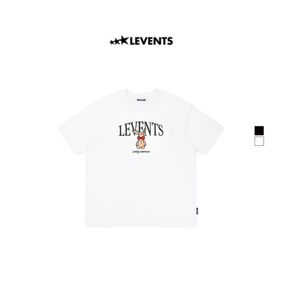 Áo Thun Levents Ribbon Rabit Tee Oversized 100% Cotton T-shirt