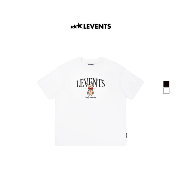 Áo Thun Levents Ribbon Rabit Tee Oversized 100% Cotton T-shirt