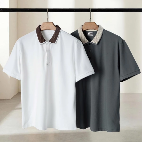Áo Polo Bigsize 80-140KG AKYOO Cao Cấp chuẩn form, sang trọng - thanh lịch - PL CO NAU - PL CO TRANG