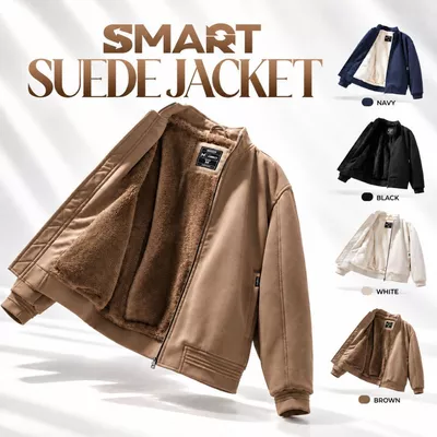 Áo khoác da lộn 2 lớp SUEDE JACKET TORANO lót lông cổ bomber Công Nghệ Cao Cấp Heattech, Cản Gió, Giữ ấm CL002 CL900