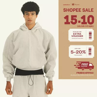 ÁO KHOÁC HOODIE NỈ CHUI ĐẦU - 𝐔𝐑𝐁𝐀𝐍 𝐏𝐔𝐋𝐋𝐎𝐕𝐄𝐑 𝐇𝐎𝐎𝐃𝐈𝐄