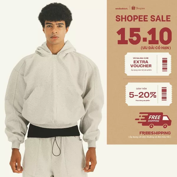 ÁO KHOÁC HOODIE NỈ CHUI ĐẦU - 𝐔𝐑𝐁𝐀𝐍 𝐏𝐔𝐋𝐋𝐎𝐕𝐄𝐑 𝐇𝐎𝐎𝐃𝐈𝐄