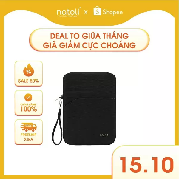 Túi đựng máy tính bảng chống sốc NATOLI, chống sốc ipad, tablet kháng nước cao cấp BST Slim iPad Sleeve T67