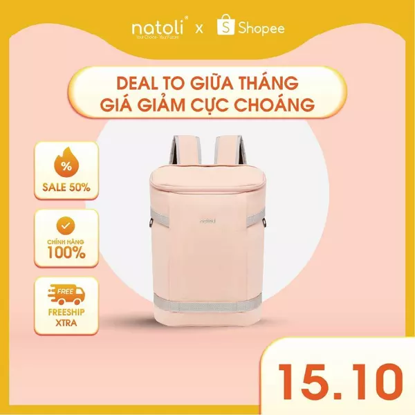 Balo đựng quần áo du lịch hàn quốc nữ NATOLI thời trang chống sốc kháng nước cao cấp BST Discovery Backpack B3