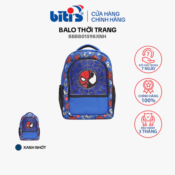 Balo Thời Trang Biti's trẻ em BBBB01598XNH (Xanh nhớt)