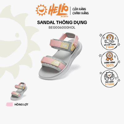 Sandal thông dụng Bé Gái Helio By Biti's BEG006000HOL (Hồng lợt)