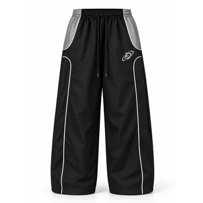 Quần Dài Degrey màu ĐEN XÁM Long Pants Poly in Logo - PAPOLYXAM