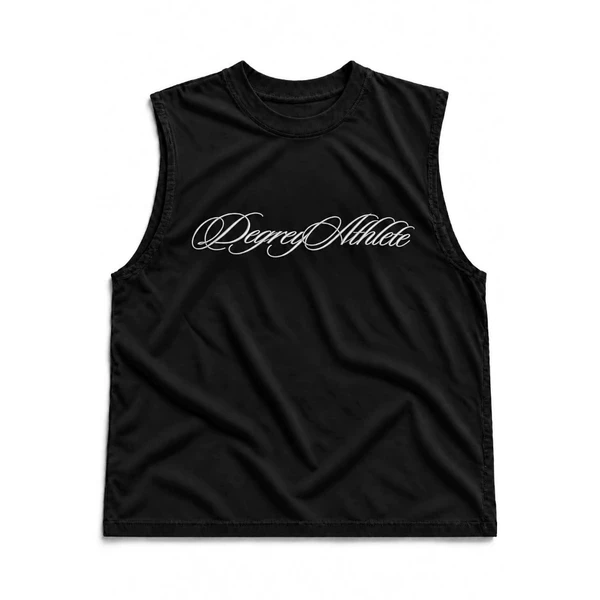 Degrey Korea Áo ba lỗ Tank Top MASSMONSTER màu ĐEN - TANKMASS