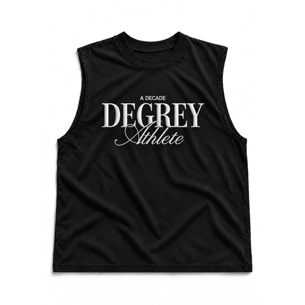 Degrey Áo ba lỗ Tank Top DECADE màu ĐEN - TANKDECADE