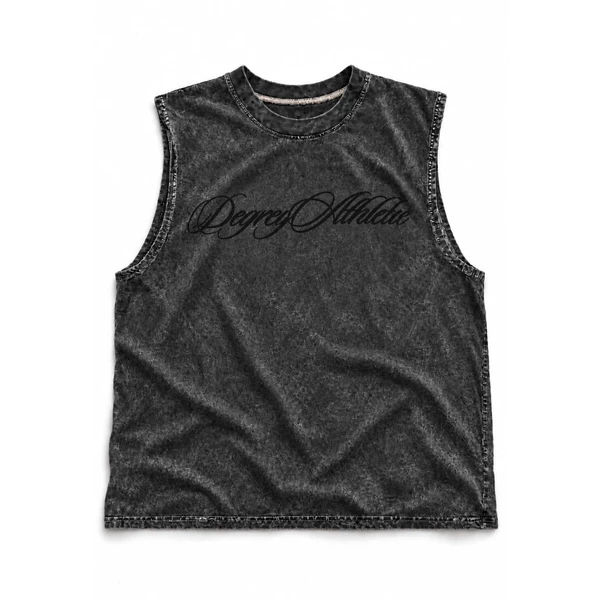 Degrey Korea Áo ba lỗ WAX ĐEN Tank Top MASSMONSTER - TANKMASSWAX