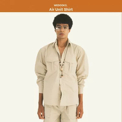 ÁO SƠ MI THỂ THAO GIÓ NHĂN - 𝐀𝐈𝐑 𝐔𝐍𝐈𝐓 𝐒𝐇𝐈𝐑𝐓𝐒