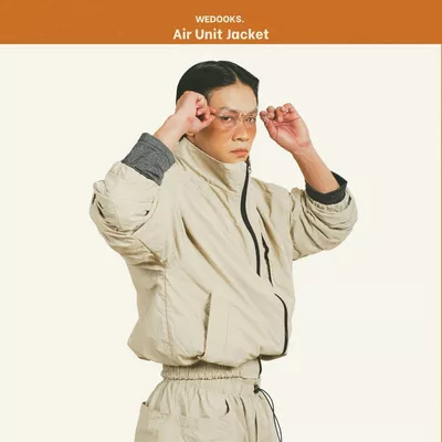 ÁO KHOÁC THỂ THAO CHẤT GIÓ NHĂN, FULL ZIP - 𝐀𝐈𝐑 𝐔𝐍𝐈𝐓 𝐉𝐀𝐂𝐊𝐄𝐓