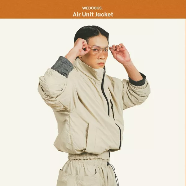 ÁO KHOÁC THỂ THAO CHẤT GIÓ NHĂN, FULL ZIP - 𝐀𝐈𝐑 𝐔𝐍𝐈𝐓 𝐉𝐀𝐂𝐊𝐄𝐓