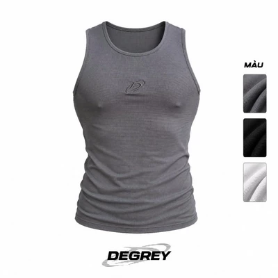 Áo TankTop thể thao Degrey Compressor thêu logo