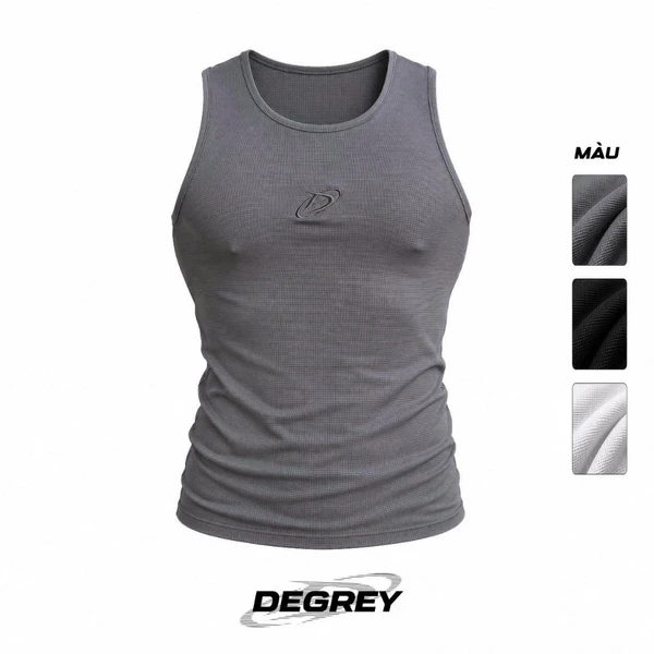 Áo TankTop thể thao Degrey Compressor thêu logo