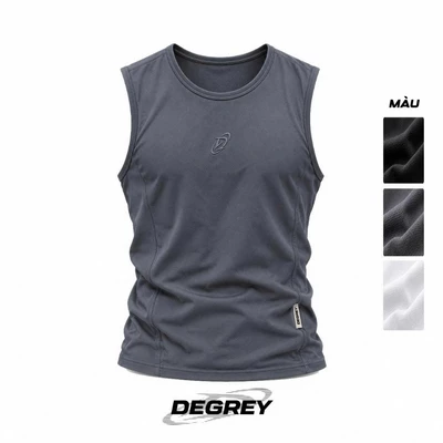 Áo ba lỗ màu TRẮNG/ ĐEN/ XÁM Degrey Sport Tank Top Body
