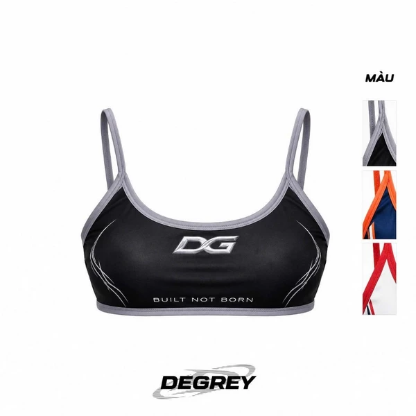 Áo Degrey Gym Sport Bra màu ĐEN XÁM/ ĐỎ TRẮNG/ CAM NAVY thể thao
