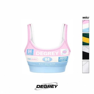 Áo thun Degrey Sport Bra màu CANDY/ GREEN/ BLACK