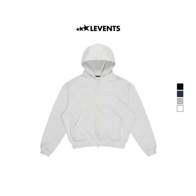 Áo Hoodie Levents Classic Triple Star Zipper Boxy