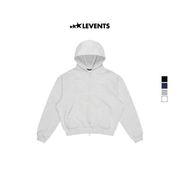 Áo Hoodie Levents Classic Triple Star Zipper Boxy