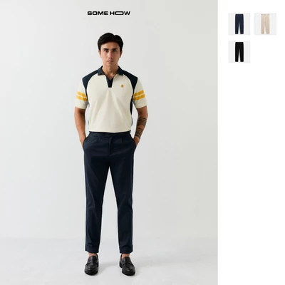 Quần Kaki Nam Formal Sidetab Wedding, Chất Cotton Spandex Thoải Mái, QK0023,SOME HOW STORE