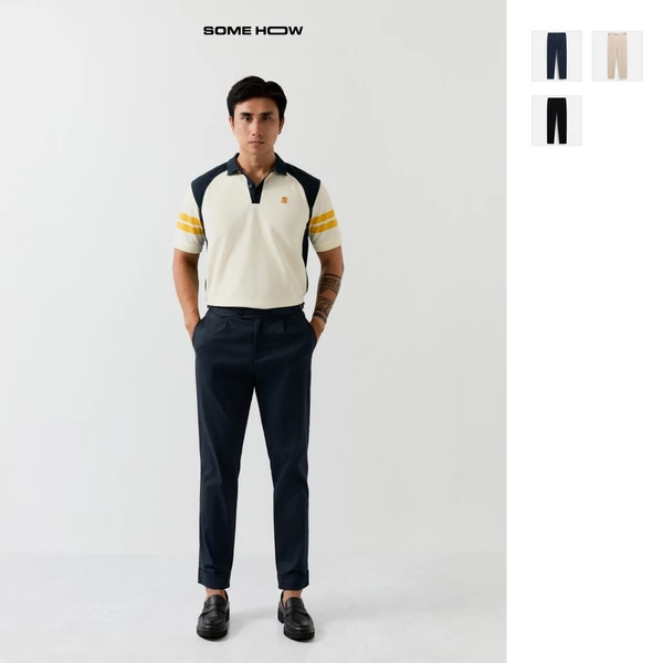 Quần Kaki Nam Formal Sidetab Wedding, Chất Cotton Spandex Thoải Mái, QK0023,SOME HOW STORE