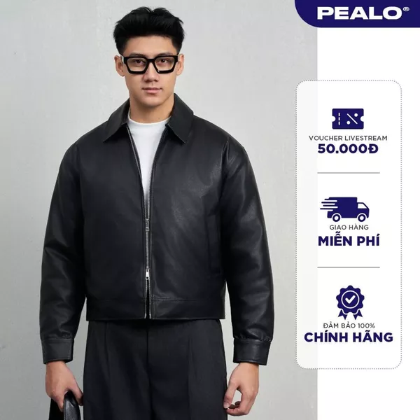 Áo khoác da PEALO may theo yêu cầu