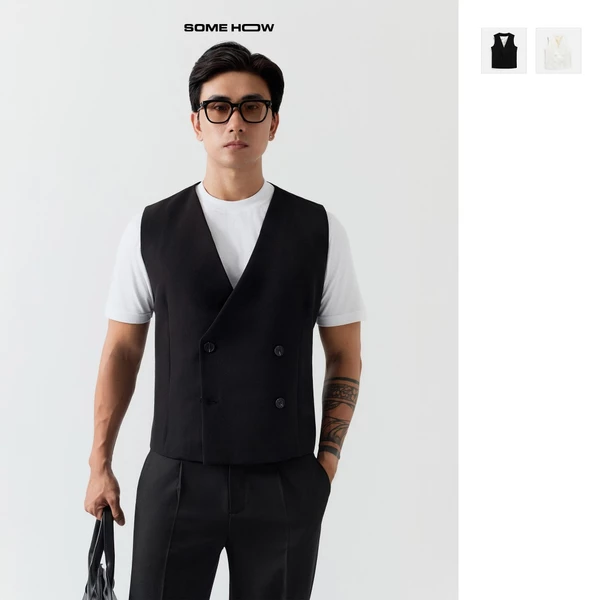 Áo Khoác Nam Gile Relaxed Basic Élan Tailor, Chất Vải Cotton Thoải Mái, AK0087, SOME HOW STORE