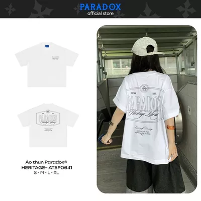 Áo thun HERITAGE LIBRARY TEE Cotton PARADOX AT5P0641