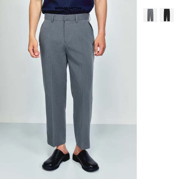 Quần Tây Cropped Zip Basic, Chất Vải Cotton Spandex Thoải Mái, QT0033, SOME HOW STORE